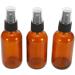 RETYLY 100ML Amber Glass Spray Bottle with Black ATOMISER Sprays Refillable Container for Essential Oil/Aromatherapy Use - Buy Online on GoSupps.com