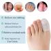 Breathable Silicone Big Toe Protectors | 12 Pcs | Pain Relief from Corns, Blisters, Ingrown Toenails | Women and Men | White Gel Toe Caps | Light Beige - Buy Online on GoSupps.com