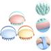 SEWOART 3pcs Massage Comb & Cleaning Brush Set - Wet & Dry Massager Nozzle Shampoo Scrubber - Durable ABS Design for Easy Grooming - Buy Online on GoSupps.com