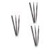 TOVINANNA 3pcs 2 1 Eyebrow Pencil Waterproof Rotate Eyebrow Pencil Microblading Pen 3d Eyebrow Brush Spiral