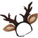 POPETPOP Dog Antlers Costume-Dog Elk Antler Reindeer Hat Cap Cat Christmas Costume Outfits Cat Headwear Small Big Dog Hat Headwear Hair Grooming Accessories-Large - Buy Online on GoSupps.com