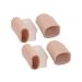 Healifty 4 Pcs Toe Separators for Overlapping Toe Protector Toe Seperator Hallux Valgus Seperator Bunion Seperator Toe Alignment Protective Case Splitter Toe Splitter Eversion Divider