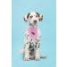 Lionet Paws Large Pink Grid Dog Bandana - Washable Cotton Scarf for Small Medium Large Dogs - Buy Online on GoSupps.com