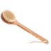 Lurrose Bamboo Bath Body Brush with Long Handle and Natural Boar Bristles - Buy Online on GoSupps.com