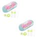 Gatuida 2 sentences Double -layer glasses case glasses stand holder Portable lentil holder Contact lens solution travel accessories Contact lens container for the outdoor area replaceable glasses case