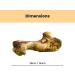Jumbo Size Roasted Beef Shin Leg Bone Dog Treats Dog Food Dog All Natural and Healthy Dog Bone Treat Chews. Premium Grade XL Bone 1.5kg - Perfect for Medium and Large Dogs - Buy Online on GoSupps.com