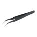 New JF-604 Curved Tip Tweezers (Black) Xiecutecat (Color : Black)