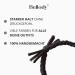 Bellody Original Braided Hair Tie - Strong Hold & Stylish - 4-Pack Classic Black Women's Hair Accessories - Buy Online on GoSupps.com