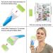 Face Ice Roller Gel Mask Set - 2PCS Reusable Eye Masks for Dark Circles & Puffiness Relief - Cooling Skin Care Tool for Headache & Migraines - Gift for Women, Mom, Mothers Day - Buy Online on GoSupps.com