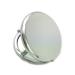 Portable Double-Sided Travel Pocket Mirror for Women - Soft Gold Metal Cosmetics Accessory - Buy Online on GoSupps.com
