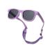 Pro Acme TPEE Polarized Baby Sunglasses with Strap Flexible Durable Toddler Sunglasses for 0-24 Months Purple Frame | Grey Lens