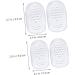 Buy Hemoton 12 Pairs Self-Adhesive Heel Pads & Cushions - Shockproof Comfort for Women's Dress Shoes | Plantar Inserts & Heel Inserts - Buy Online on GoSupps.com