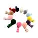 Lurrose 12pcs Pom Pom Ball Hair Clips | Cute Alligator Hairpins | Fur Ball Christmas Hair Clips - Perfect for Kids & Teens - Buy Online on GoSupps.com