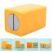 2-Piece Multi-Purpose Mini Sharps Razor Disposal Holder - Waste Container for Blades | Home Storage Case | Gelb - 6.8x4.3cm - Buy Online on GoSupps.com