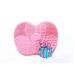 Silicone Makeup Brush Cleaning Mat - Present - 2 makeup puffs - Silicone brush cleaning mat - set