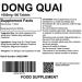 Dong Quai 1000mg 180 Tablets - UK Made, Pharmaceutical Grade - Buy Online on GoSupps.com