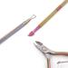 Stainless Steel Cuticle Pusher and Nipper Set - 3PCS Nail Art Manicure Tools - Buy Online on GoSupps.com