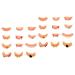 Gadpiparty 48 pcs wrong teeth Halloween fake teeth halloween ugly teeth cosmetic teeth for women full grill tooth toys vampire prosthesis teeth tooth grabbing adult