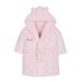 Style It Up Personalised Baby Kids Girls Boys Matching Set Dressing Gown Plush Fleece Robe Soft Cosy Velvet Warm Embroidery Gift 4-5 Years Pink