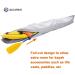 Waterproof 600D Heavy Duty 16ft Kayak Cover - Fits Kayak/Canoe up to 16ft Long, Beam Width up to 36in - Grey - Buy Online on GoSupps.com