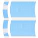 Fzzuzdlap 36 Piece Wigs Lace Tape Double Side Hair Blue Light Weight PU Waterproof Super Styling Hair Extension Piece