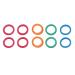 Colorful 1/4 Inch Orthodontic Elastic Bands - 3.5oz Dental & Pet Grooming Rubber Bands - Buy Online on GoSupps.com