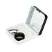 Modern Contact Lens Container with Mirror - Stylish & Hygienic for Home Office & Travel (Black) - Buy Online on GoSupps.com