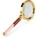 Magnifiers 5 Times The Hand-held Magnifying Glass Reading Old Children Reading Books 70mm5 Times Optical Glass Wooden Handle Class to Send Parents Reading Aids - Buy Online on GoSupps.com