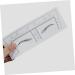 Mikinona Eyebrow Ruler 10pcs Eyebrow Design Ruler Transparent Ruler Eyebrow Guide Template Shape Disposable Measuring Ruler - Buy Online on GoSupps.com