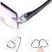 Keeplus Titanium Progressive Dual-Use Reading Glasses - Anti-Blue Light Lightweight & Comfortable Design for Men & Women | Semicircular Narrow Style +200 - Buy Online on GoSupps.com