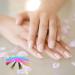Easy French Smile Cut Line Edge Nail Cutter Acrylic Easy French Smile Cut V Line Tips Manicure Edge Trimmer Almond Shape Pro 9 Size Nail Art Template Tool (3Pcs - Colorful) - Buy Online on GoSupps.com