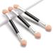Beaupretty 150 Pcs Eyebrow & Eyeshadow Brush Kit - Double Head Makeup Applicators with Pink Sponges for Flawless Application - Buy Online on GoSupps.com