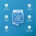 NUDE Ice Shot Breath Mints - 2-in-1 Keto Friendly Bad Breath Treatment | Gluten-Free & Sugar-Free | Instant Fresh Peppermint Flavor | Gut Cleanse & Breath Freshener for Adults - Buy Online on GoSupps.com