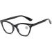 Shop Iynwbjts Retro Cat Eye Anti-Blue Light Glasses - Stylish & Comfortable Reading Glasses in Bright Black (Size 2.00) - Buy Online on GoSupps.com