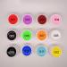 Nails Gel Set 12 Color Nail Painting Gel Nail Art Accessories DIY Professional Nail Paint Color Gel Polish Nail Art (Black)