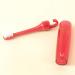 Chuncin Soft Toothbrush - Eco-Friendly Travel Toothbrush with Round Handle & Soft Bristles for Men & Women (Red) - Buy Online on GoSupps.com