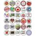 30 THANK YOU BEST TEACHER PREMIUM 4CM MIXED RICE PAPER CUP CAKE TOPPERS D1