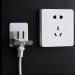 Kakiyi Self Adhesive Stainless Steel Power Plug Holder | Shaver & Toothbrush Wall Hook Organizer for Washroom | International Shipping - Buy Online on GoSupps.com
