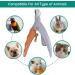 WisePatch LED Dog Nail Clipper with Safety Guard and Nail File - Sharp Blade Trimmers for Grooming Dog and Cat - Buy Online on GoSupps.com