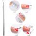1Pcs Stainless Steel Nail Gel Polish Remover Triangle Stick Rod Cuticle Pusher Art Tools with PU Bag Comfortable and Environmentally - Buy Online on GoSupps.com