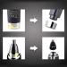 KouRy Portable Hair Repairer & Waterproof Stainless Steel Nose & Ear Hair Trimmer - Black | International Shipping - Buy Online on GoSupps.com