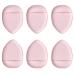 Bodya mini-size finger powder quacking face Detail make-up air pillow wet dry drop shape make-up sponge cosmetics powder pads for foundation BB pillows cream concealer rose