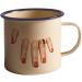 Seletti Toiletpaper mug antique beige with fingers decor - Buy Online on GoSupps.com