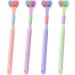 Three-Sided Toothbrushes Soft Bristle V-Shaped Toothbrush Non-Slip Cleaning Toothbrush Manual Toothbrush for Adults (4 Pack)