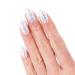 Glamsy nail film Like a Virgin " white with glitter pattern nail wraps long adhesive 24 self-adhesive ultra-thin nail foils in different sizes like a virigin