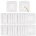 20 Pcs Feeding Tube Covers G Peg Tube Holder Split Drain Adhesive Bandages for Dialysis Catheter 4" x 4" Island Dressing Bordered Gauze Nuring Accessories 4"x4" Pack of 20