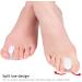 Gel Toe Separators - Correct Overlapping Toes - Hallux Valgus Foot Care Tools - Buy Online on GoSupps.com