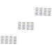 Angoily 36 Pairs Glitter Eyeliner Adhesive Eyeliner Stickers Green Tape Double Eyelid Strips Flash Tool Miss
