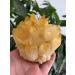Home Natural Yellow Tibetan Stone Crystal Cluster Quartz Crystal Cluster Spiritual Specimen Home Aquarium Office Decor JITZEGMD (Size : 700-800g)