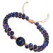 DOITOOL Anti Motion Sickness Bracelet Blue Gems Blue Crystal Dainty Bracelet Daily Use Bracelet Braided Beads Car Sickness Glasses Portable Bracelet Female Accessories Beads Bracelet Stone